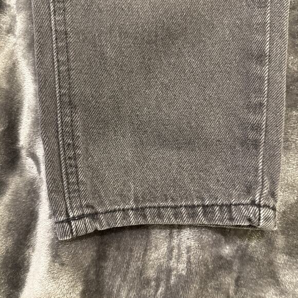 Forever 21-Women's Cropped Jeans-Size XS Elastic Waist 5-Pocket-Black - Picture 3 of 13